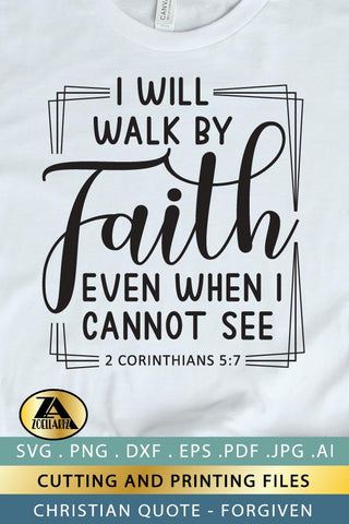 Faith SVG PNG EPS DXF Jesus SVG Christian Quote SVG Cut File SVG zoellartz 