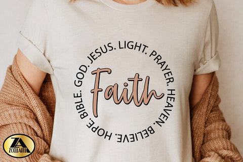 Faith SVG PNG EPS DXF Jesus SVG Christian Quote SVG Cut File SVG zoellartz 