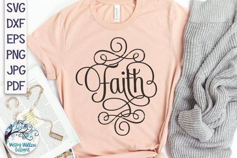 Faith SVG SVG Wispy Willow Designs 