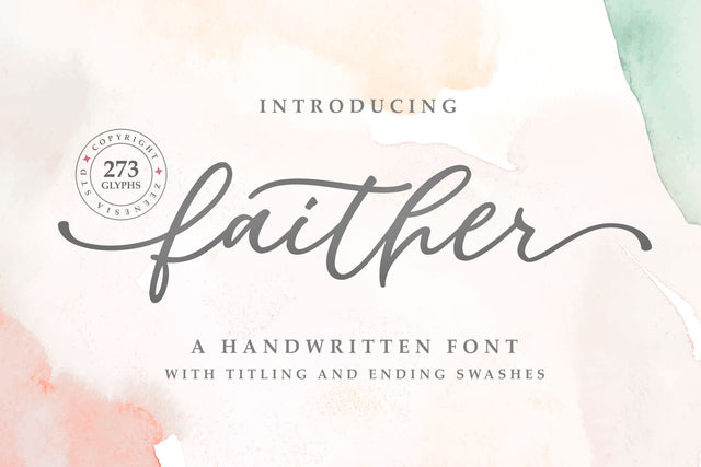 Faither Font Zeenesia Std 
