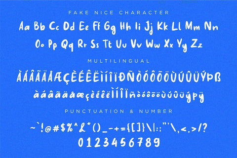 Fake Nice - Handwritten font Font Allouse.Studio 