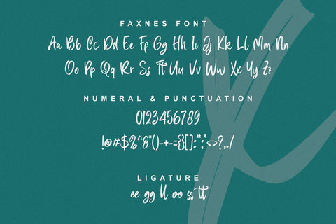Faknes - Handwritten Font Dumadistyle 