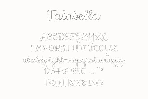 Falabella Font Sunday Nomad 
