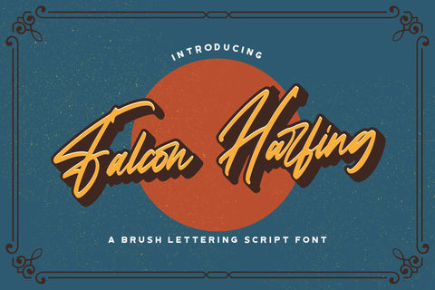 Falcon Harfing - Bold Script Font Font StringLabs 