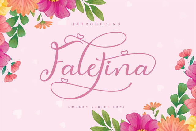 Faletina Modern Script Font Font toni_std 