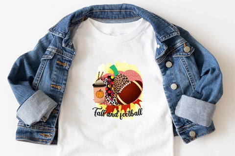 Fall and football Sublimation SVGArt 