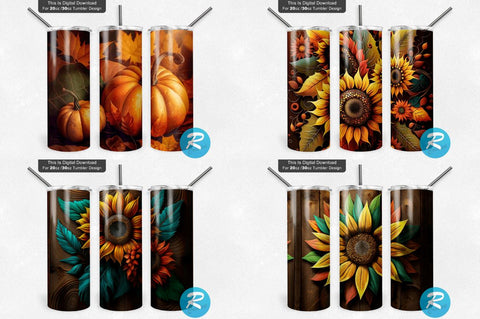 Fall And Halloween Png Tumbler Bundle Sublimation Regulrcrative 