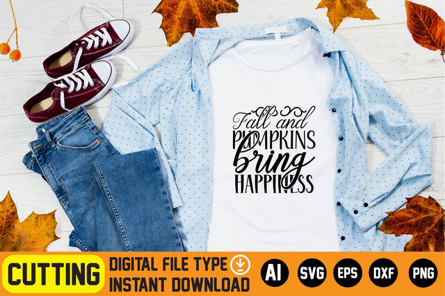 Fall And Pumpkins Bring Happiness SVG CraftlabSvg29 