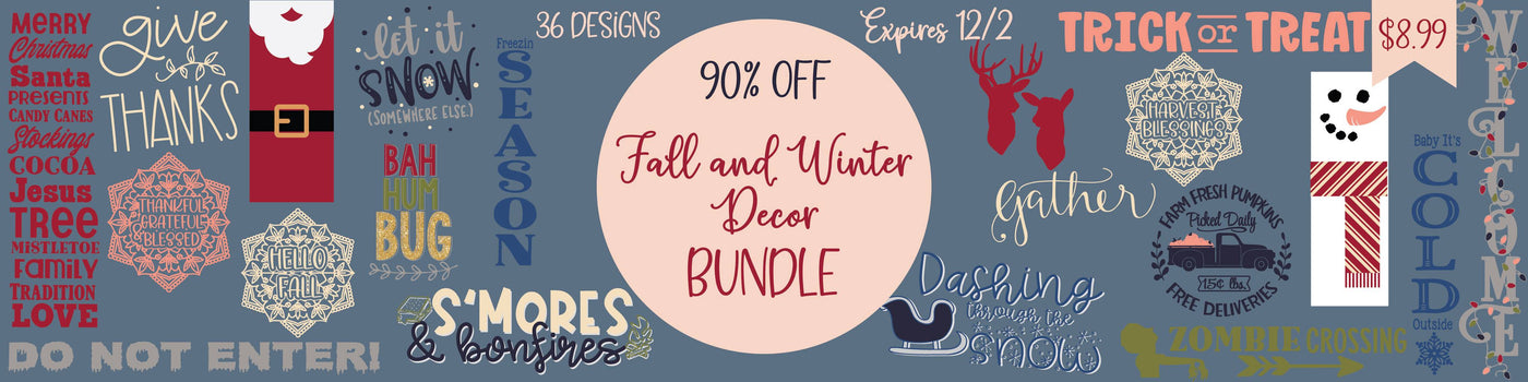 Fall and Winter Decor Bundle