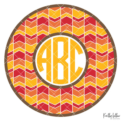Fall Arrow Monogram Frame SVG Kelly Lollar Designs 