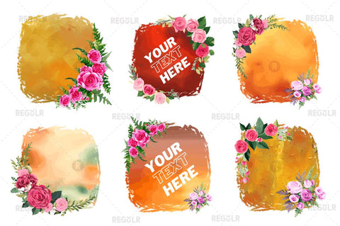 Fall Autumn Embellished Sublimation Background Splashes Bundle Sublimation Regulrcrative 