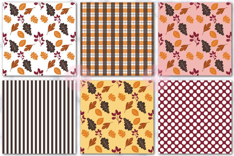 Fall Autumn Pattern Seamless Digital Papers Backgrounds Digital Pattern SineDigitalDesign 