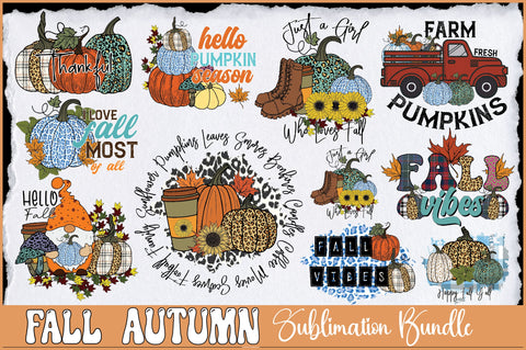 Fall, Autumn Sublimation Bundle Sublimation Jagonath Roy 