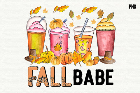 Fall Babe Coffee Sublimation SVG fokiira 