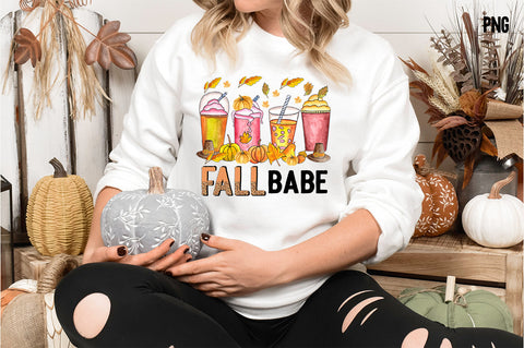 Fall Babe Coffee Sublimation SVG fokiira 