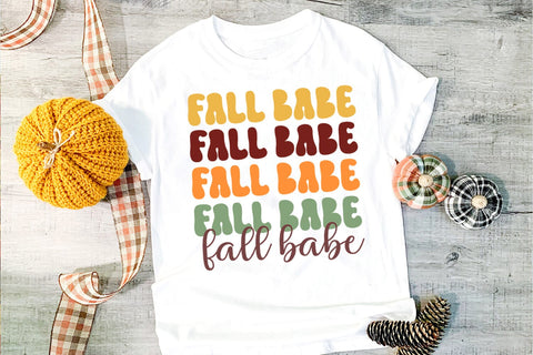 Fall Babe I Groovy Fall SVG SVG Happy Printables Club 