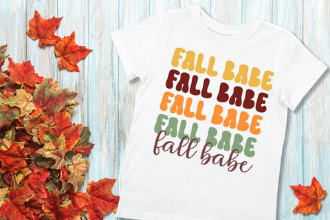 Fall Babe I Groovy Fall SVG SVG Happy Printables Club 