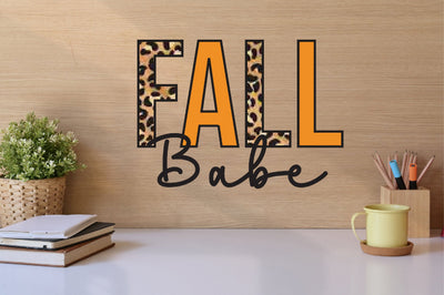Fall Babe sublimation Sublimation SVGista 