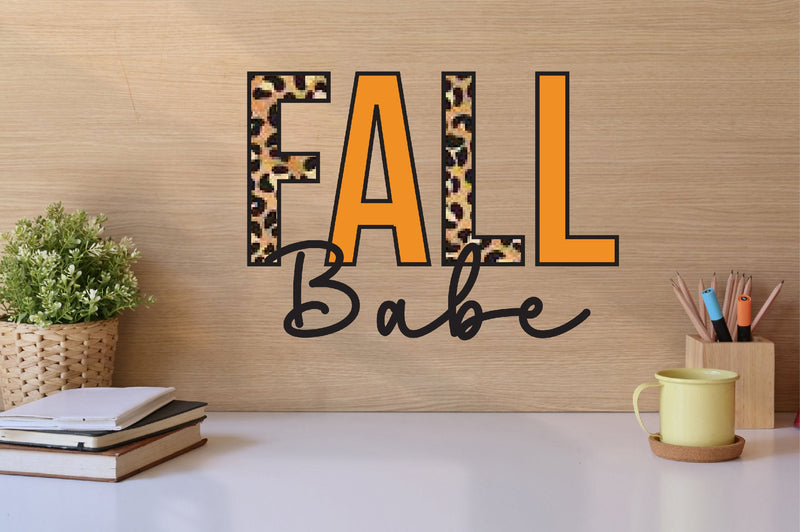 Fall Babe sublimation Sublimation SVGista 