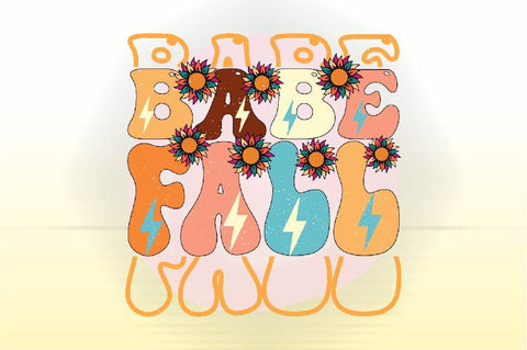 Fall Babe Sublimation SVGArt 