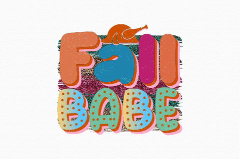 Fall Babe Sublimation SVGArt 