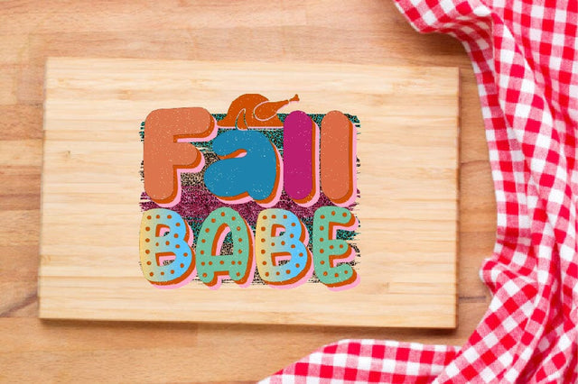 Fall Babe Sublimation SVGArt 