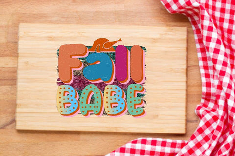 Fall Babe Sublimation SVGArt 