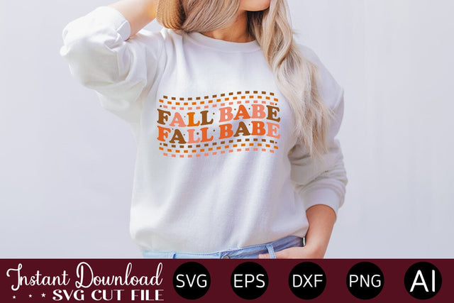 Fall Babe Svg Design SVG designmaster24 