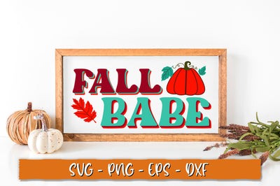 Fall babe SVG, Retro Fall SVG Shetara Begum 