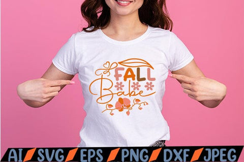 Fall Babe SVG SVG MStudio 