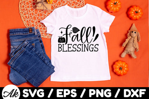Fall blessings svg SVG akazaddesign 