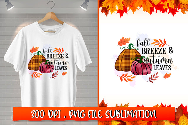 Fall breeze and autumn leaves Sublimation SVG Shetara Begum 