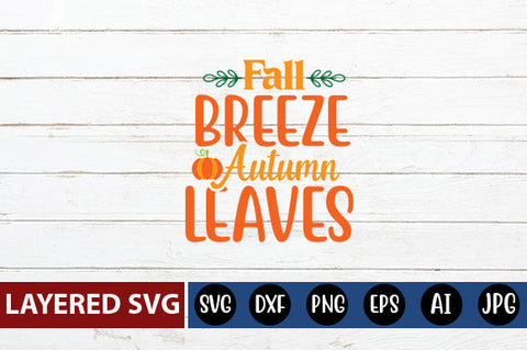 fall breeze autumn leaves svg cute file SVG Blessedprint 