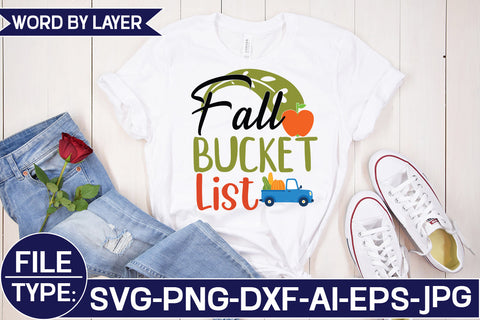 Fall Bucket List SVG Cut File SVG Studio Innate 