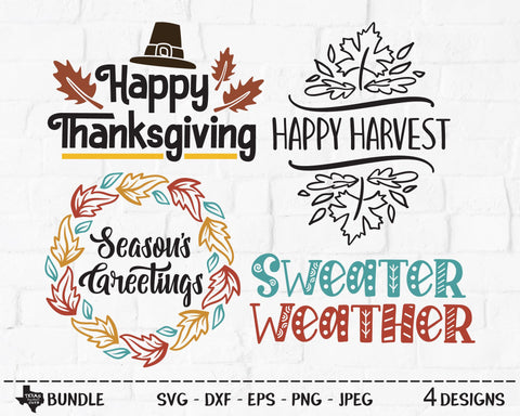 Fall Bundle | Fall SVG SVG Texas Southern Cuts 