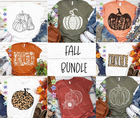 Fall Bundle SVG, Autumn Leaves svg SVG _HelArtShop_ 