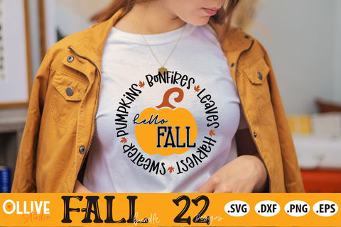 Fall Bundle SVG | Fall SVG DXF PNG EPS SVG Ollive Studio 