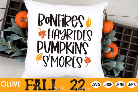 Fall Bundle SVG | Fall SVG DXF PNG EPS SVG Ollive Studio 