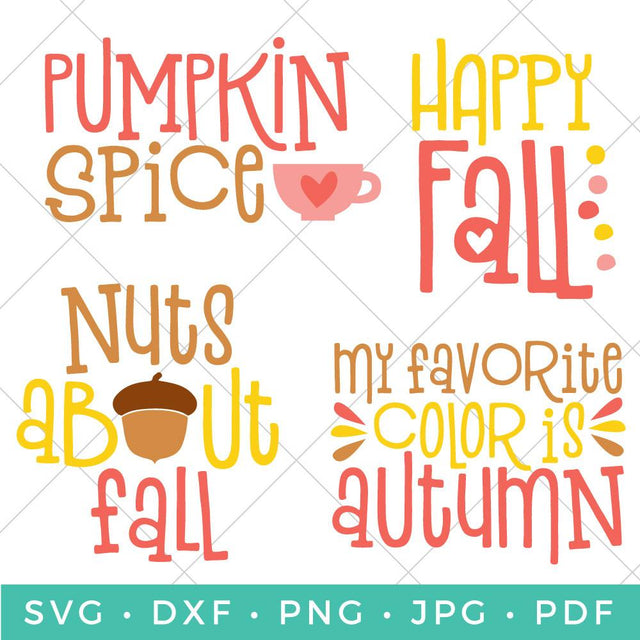 Fall Bundle SVG Hey Let's Make Stuff 