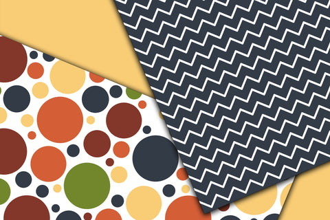 Fall Colors Digital Papers Sublimation Old Market 