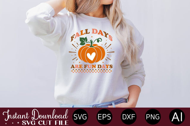 Fall Days Are Fun Days Svg Design SVG designmaster24 