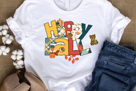 Fall Doodle Letters PNG, Autumn Alpha Bundle Sublimation Crafty Mama Studios 