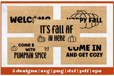 Fall Doormat SVG Bundle SVG Decor and Dreams 