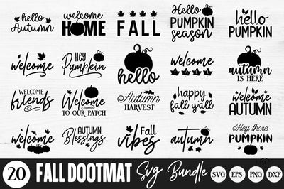 Fall Doormat SVG Bundle SVG Svgcraft 