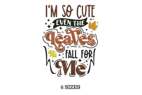 Fall Embroidery, Baby Embroidery, Leave Embroidery Embroidery/Applique DESIGNS SVG Digital Designer 