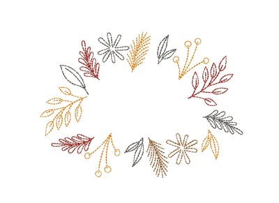 Fall Embroidery Design Embroidery/Applique DESIGNS Nino Nadaraia 