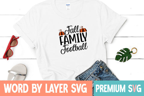 Fall Family Football SVG CUT FILE SVG Blessedprint 