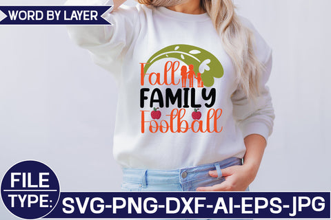 Fall Family Football SVG Cut File SVG Studio Innate 