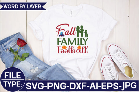 Fall Family Football SVG Cut File SVG Studio Innate 