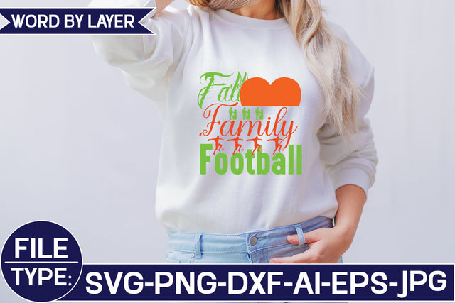 Fall Family Football SVG Cut File SVG Studio Innate 